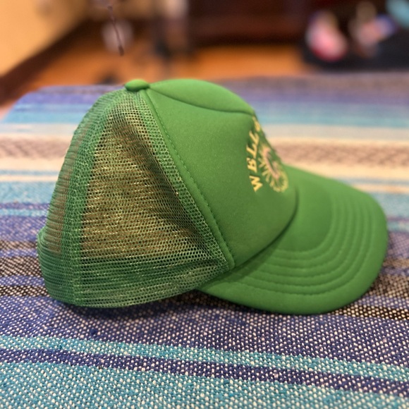 ☮️ VINTAGE “Well Being” SnapBack green hat - Picture 4 of 5
